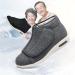 Diabetic Shoes for Men - Comfy Warm Plush Fleece Adjustable Orthopaedic Walking Shoes for Arthritis & Swollen Feet - Size 12 (Black - Buy Online on GoSupps.com