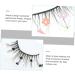 FOMIYES 15 Pairs Sequin False Eyelashes Fake Lashes Flower False Eyelashes Fake Eyelashes False Lashes Pride Outfit Color Lashes Lashes with Girl Eyelash Butterflies Sequins Eyelashes Miss - Buy Online on GoSupps.com