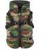 Puppia Mountaineer Winter Dog Coat with integrated harness No Pull Cold Weather Waterproof Warm Fleece Back Zipper for Small & Medium Dog, CAMO, Large Large CAMO