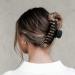 2PCS Large Matte Black Hair Claw Clips - Strong Hold Hair Barrettes for Women - Buy Online on GoSupps.com