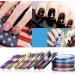 Tvoip 64 Rolls Nail Striping Tape Set | 32 Colors + 2 Tape Dispensers | Nail Art Decoration Stickers - Buy Online on GoSupps.com
