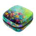 Menstruation pad bag with zipper women's napkin bag tampons collective bags for women and girls (floral watercolor)