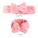 Buy Pzihao 3 Pieces Bowknot Hairbands - Elastic Coral Velvet Makeup & Shower Headbands for Women & Girls - International Shipping Available - Buy Online on GoSupps.com