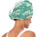 Green Fresh Daisy Dry Hair Cap - 2 Piece Quick Drying Towel Set | Super Absorbent Soft Headband - Buy Online on GoSupps.com