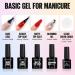Tomicca 40PC UV Nail Polish Set - 36 Colors Shellac Gel & 4 Base Top Coats for Nail Studio & DIY - Blooming Gel & Nail Tip Display - Buy Online on GoSupps.com