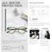 FONHCOO Blue Light Blocking Glasses Women Men Computer Eyeglasses TR90 Fashion Round Transparent Anti Blue Light Glasses with Anti Eyestrain & UV Glare for Gaming & Reading Green - Buy Online on GoSupps.com
