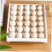 DOITOOL Box 30 Egg Container Stackable Egg Tray Deviled Egg Carrier Container Food Storage Box With Cover As Shown 33X26.5X14.3cm - Buy Online on GoSupps.com