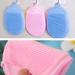 Silicone Body Brush Set - 2 Peeling Gloves for Spa Massage & Facial Cleaning | Perfect Shower Scrubber for Body Cleaning - Buy Online on GoSupps.com