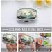 Trendy Unicorns Print Pill Box - 2 Compartment Portable Medicine Organizer for Pocket or Purse - Buy Online on GoSupps.com