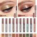 10 Colors Liquid Eyeshadow Set - Waterproof Metallic Chameleon Shadows for Smokey Eye Looks | Long-Lasting Makeup Kits - Buy Online on GoSupps.com