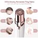 Rechargeable Facial Hair Remover for Women - Painless Hair Removal Device for Face with 2 Replacement Heads - Ideal for Lip, Chin, and Mustache - Buy Online on GoSupps.com