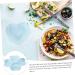 Zerodeko 6pcs Heart Shaped Plate Kimchi Containers Pasta Container Seasoning Bowl Japanese Snacks Noodle Bowl Wok Flatware Ceramic Sauce Dishes Soy Sauce Ceramics Seasoning Plate re-usable 8X7CM Blue - Buy Online on GoSupps.com