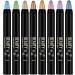 Set of 8 eyeshadow pencils waterproof long-lasting smudge-proof shimmering cream for eyes - Buy Online on GoSupps.com