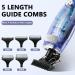 DSP Hair Trimmer for Men - Zero Gapped T Blade Clipper Rechargeable Hair Edger Professional Shape Up Clipper in Blue Transparent - Buy Online on GoSupps.com