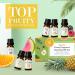 Salking Essential Oils Set - 6x10ml 100% Organic Aromatherapy Fragrance Oils for Diffusers Humidifiers & Massage | Cherry Pineapple Raspberry Sweet Orange Guava Green Apple - Buy Online on GoSupps.com