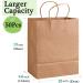 50Pcs Brown Kraft Paper Bags with Handles Bulk 10 * 4.6 * 13 inch Paper Gift Bags Shopping Bags for Wedding Party Favor Recycled Large Paper Bags Craft Gift Grocery Retail Bags - Buy Online on GoSupps.com