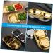 Milisten 3pcs Seasoning Dish Korean Seasoning Plate 304 Stainless Steel 20x8cm Gold - Buy Online on GoSupps.com