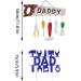 Fathers Day Cake Decorations - Happy Father Day Decoration - Dad Ever Cake Picks Decorations for Happy Father's Day Theme Party Supplies Silver Keloc - Buy Online on GoSupps.com