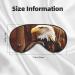 Flying Eagle Print Soft Sleep Eye Mask - Comfortable Eyeshade for Travel & Napping | Ideal for Men & Women - Buy Online on GoSupps.com