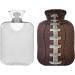 NAANLE American Football Laces Hot Water Bottle - 1L Transparent for Pain Relief & Warmth | Ideal for Bed Hands & Feet - Buy Online on GoSupps.com