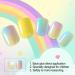Press On Nails for Kids Little Girls Fake Nails - Children Fake Artificial False Nail Tips Pre Glue Full Nails for Girls Kids Decoration - Buy Online on GoSupps.com