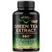 Green Tea Extract - 50% EGCG Extra Strength 20:1 Extract - Natural Green Tea Supplement + Green Coffee Beans & Apple Cider Vinegar - Energy & Metabolism Support - for Men & Women - Vegan 120 Capsules