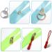 DailyTreasure Zipper Pull Set - 16 Zipper Pulls + 8 Slides 4 Unique Shapes for Jackets & More - International Shipping Available - Buy Online on GoSupps.com