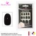 Buy Dark Beauty Bling Art Gel False Nails - 24 Glitter Medium Tips with Glue | Shop Quality Artificial Nails for International Shipping - Buy Online on GoSupps.com