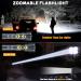 180000 Lumens Rechargeable XHP160.6 LED Flashlight | Waterproof Tactical Handheld Flashlight with 6 Modes - Ideal for Emergencies and Camping - Buy Online on GoSupps.com