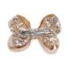 Cute Gold Sparkly Glitter Sequin Hair Bows - Pack of 2 for Little Girls - Buy Online on GoSupps.com