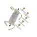 Complete Kit Urinary 5 Days 5 Rubber Condom Catheters External Self-Seal + Leg Bag 750ml + Straps (Meduim 25 mm 1 Inches)
