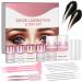 Brow Lamination Kit Eyebrow Lamination with Black & Brown Color Kit Professional Eyebrow Perm Kit Fuller & Thicker Brows Long-lasting for 6-8 Weeks Instant Lifting Suitable for Salon & Home Use