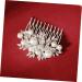 MAGICLULU 1pc Hair Comb Pearl Hair Pins Wedding Hair Accessories Wedding Headpiece Women Hairpin Comb Hair for Women Pearl Hairpins Wedding Hairpin Bridal Headdress Bridal Hair Accessories - Buy Online on GoSupps.com