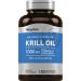 Piping Rock Krill Oil 1000mg Softgels | 120 Count | Omega 3 EPA DHA Supplement | with Astaxanthin | Maximum Strength |Non-GMO Gluten Free