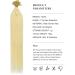 Yamel Pre Bonded U Tip Hair Extensions Real Human Hair Warm Blonde 1g/Strand Keratin Nail Tip Hair 50 Strands 16 Inch 16 Inch 60# Warm Platinum Blonde - Buy Online on GoSupps.com