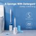 Dewedrt Disposable Toilet Cleaning System Disposable Toilet Flushable Refill Brush Flushable Refills - 48 Refills - Buy Online on GoSupps.com