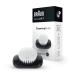 Braun EasyClick Cleansing Brush Attachment For New Generation Series 5 6 and 7 Electric Shaver Cleans Exfoliates and Refines Your Skin White Cleansing Brush Attachment Single