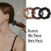 Satin Silk Hair Scrunchies Set - Small Stretchy Hairbands for Thick, Curly, Thin Hair - Frizz Prevention - 4 Pack - Buy Online on GoSupps.com