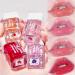 Fruit Pearlescent Plumping Lip Oil  Hydrating Lip Glow Oil Tinted Lip Balm Transparent Toot Lip Gloss  Shimmering Long Lasting Nourishing Lip Oil Tinted  Non-sticky Fresh Texture Glitter Shine Primer Lip Tint (Mix)