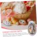 VILLCASE 4pcs Box Easter Egg Candy Box Dinning Table Decor Easter Tin Festival Candy Case Cartoon Tea 11.5x7cm As Shown - Buy Online on GoSupps.com