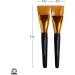 Plaid 50557E Flat Brush Set - 2 Piece Gold Taklon Brushes - Buy Online on GoSupps.com
