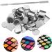  FRCOLOR 31 Pieces DIY Makeup Pans Round Square Iron Pans for Eyeshadow Blush Lipstick with Blending Spatula for Creative - Buy Online on GoSupps.com