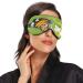 Haskirky Light Blocking Eye Mask | Breathable & Adjustable for Men and Women | Perfect for Travel, Yoga, Meditation | Deep Sleep - Tiger Butterfly Design - Buy Online on GoSupps.com