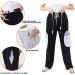 Catheter Leg Bag Pants with Double Pockets | Unisex XXL - Fits 2x 2000ml Leg Bags | Compatible with Nephrostomy Foley Suprapubic & Biliary Catheters - Buy Online on GoSupps.com