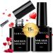 TOMICCA 4-in-1 Gel Nail Glue Set for Acrylic & False Nails - Super Strong Formula for Nail Polish UV/LED Lamp Cure - 2PCS 15ml - Buy Online on GoSupps.com