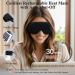 Heated Eye Masks for Dry Eyes | Vowleike Cordless Rechargeable Warm Compress | Washable USB Thermal Eye Pad for Stye Blepharitis & MGD | Perfect Gift (Black - Buy Online on GoSupps.com