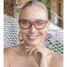 Eyekepper Stylish Half Moon Reading Glasses for Women - Brown +1.25 Diopters | International Shipping - Buy Online on GoSupps.com
