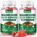 Magnesium Oxide Gummies 500mg - Strawberry Flavor Chewable Supplement for Adults & Kids with Nerve & Muscle Support - Vegan Non-GMO 120 Count