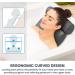 LuxStep Bath Pillow - Extra Thick & Soft Air Mesh with 6 Suction Cups - 15x14 Inch, Fits All Bathtubs - Grey - Buy Online on GoSupps.com