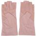 UV Shield Glove Breathable Fingerless Fiber Cotton Nail Lamp Gloves Anti UV Fingerless Gloves Protect Manicure Gloves Manicure Nail Art Dryer Tools(Light pink grey) - Buy Online on GoSupps.com
